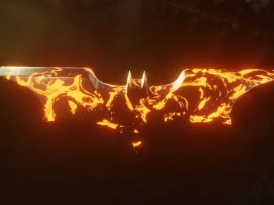 Batman Symbol 3D 3D model