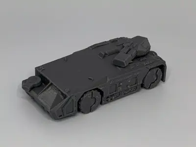 Print-in-Place Alien APC Free 3D print model