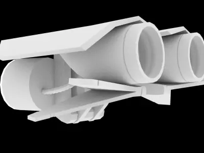 Low-Poly Drone Low-poly 3D model