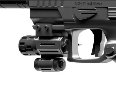 Gun Glock2 Options 3D model
