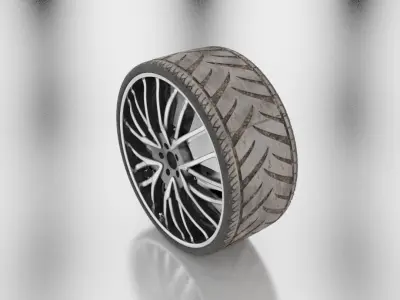 26 Inch Tire 3D model
