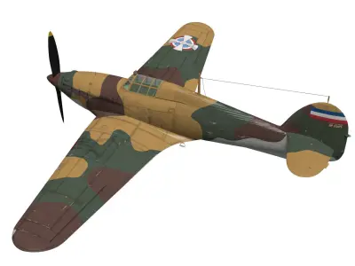 Hawker Hurricane MK1a 3D model purchase