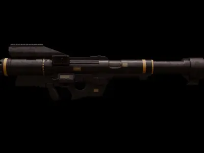 FHJ-18 Launcher 3D model