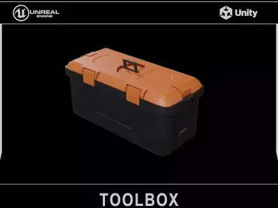 Toolbox Low-poly 3D model purchase