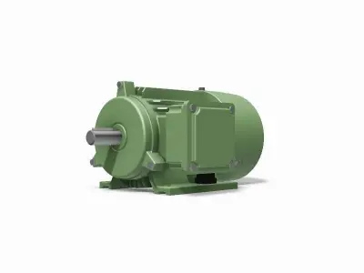 90S B3 Right IEC electric motor - 3D CAD model 3D model