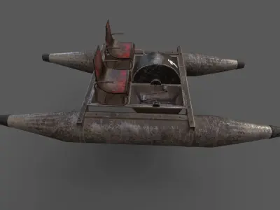 Old Water Bike no 1 3D model