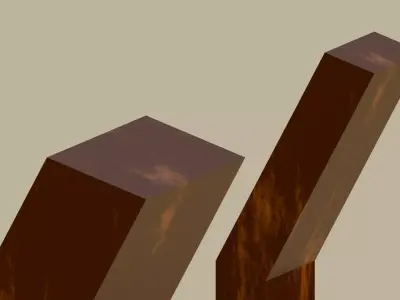 Heritage Transit Modular Pillar and Archway Set Low-poly 3D model