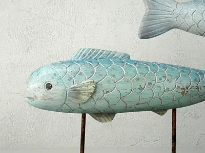 Ocean Fish Figure Set 3D model
