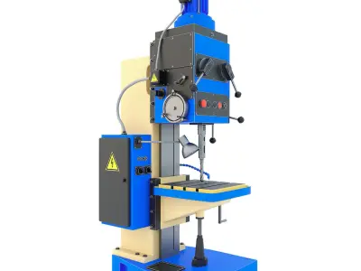 Drilling Machine press vertical 2N135 3D model