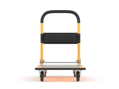 Folding Handle Trolley 3D model
