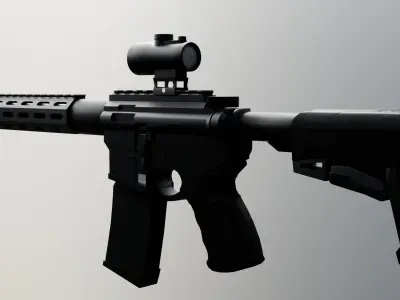 AR-15 3D model