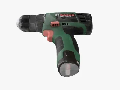 Electric Screwdriver - 3D Scanned - photorealistic Low-poly 3D model