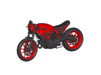 Ducati Scrambler   3D model