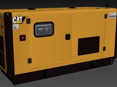 Diesel Generators 01 3D model
