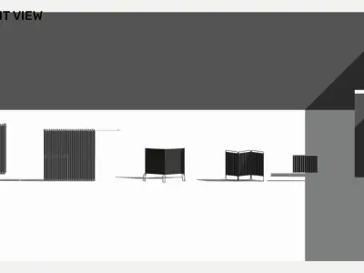 Curtains and Blinds - Pack of revit families 3D model