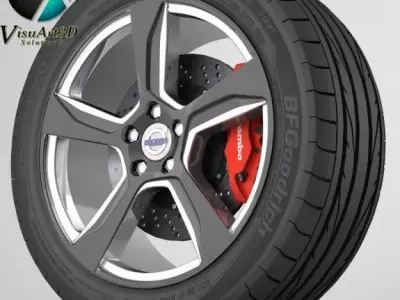 Wheel Volvo S60 2 3D model