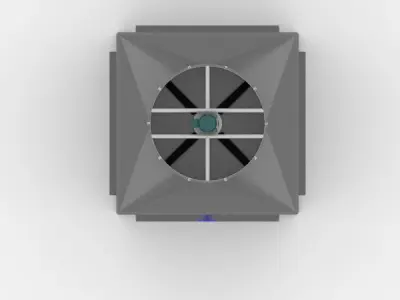 Cooling tower 3D model purchase