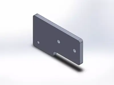 4040 Aluminum Profile Belt Drive support Bearing  3D model