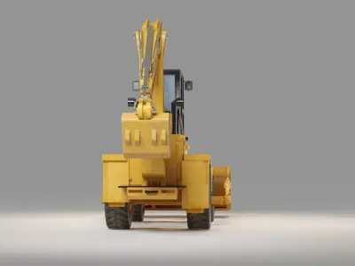JCB Backhoe Loader 3D model
