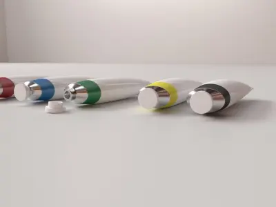 Paint Tube 3D model buy