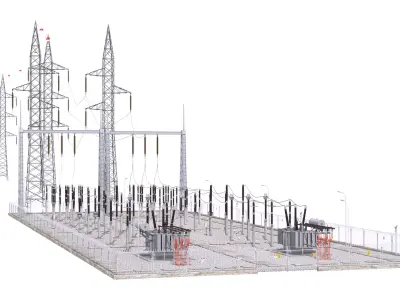 Substation 2 3D model