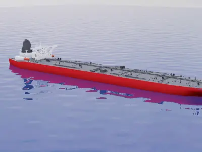 Cargo Ship 3D model Polygon mesh