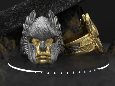 Spartan ring 3D print model