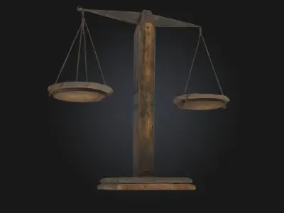 Balance Scales Classic Weighing Instrument Model 3D model