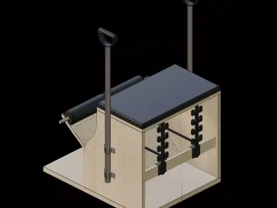Wunda Chair Pilates 3D model