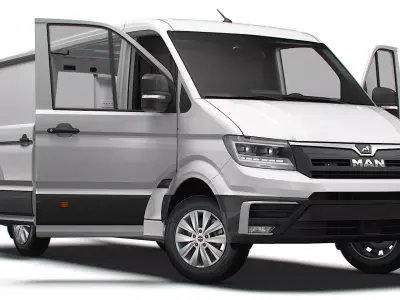 MAN TGE Van MWB LR HQInterior 2025 3D model