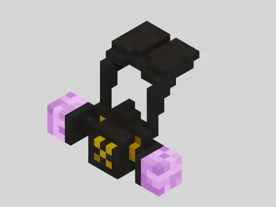 Gas mask Voxel Free low-poly 3D model