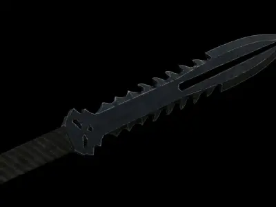 5 Low Poly Swords four Low-poly 3D model