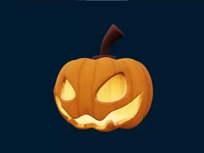 Halloween Spooky Decor Characters 3D model