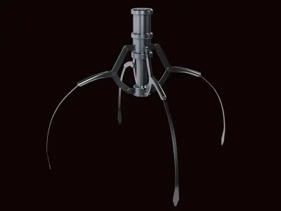 Metal Claw 12 with RIG 3D model