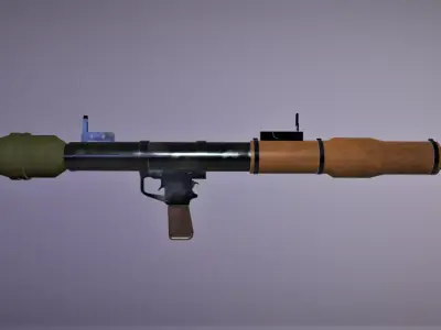 RPG 7 Launcher Low-poly 3D model