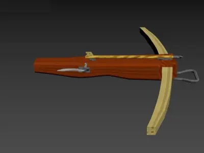 Sword  bow and spear Free low-poly 3D model