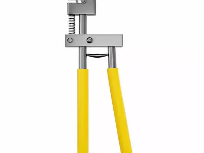 Hole punching pliers 3D model