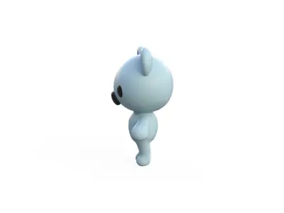 Little animal cute - Koala cute - Character007 Low-poly 3D model