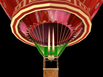 Chinese Air Balloon  3D model