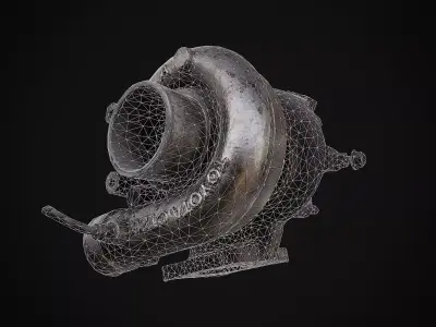 Turbocharger 7MGTE CT26 - Photogrammetry 3D model