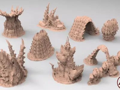Tyty bug party terrain remix Part 8 Free 3D print model