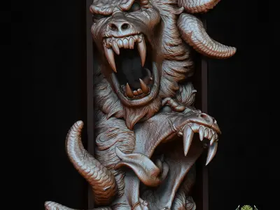 Demon book 3D print model