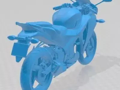 Honda CBR 125R 2011 Printable Motorbike 3D print model