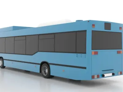 Mercedes-Benz O405NU CNG Low Low-poly 3D model