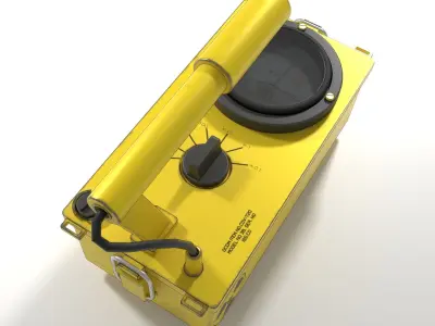 Geiger Counter Radiation Detector  3D model