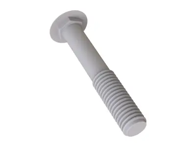 Carriage bolts 3D Model 3D model