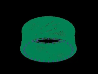 0154 - Antique Band Gold Ring 3D print model