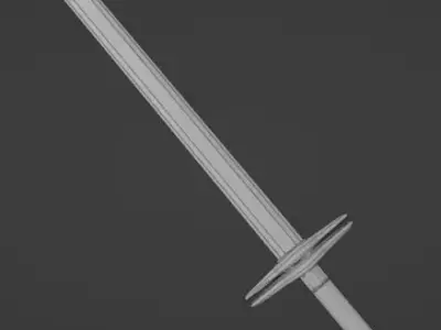 Long Sword-Lazarus 3D model