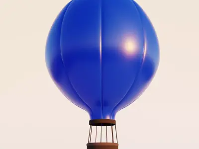 Hot Air Ballon 3D model