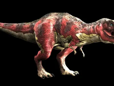 T-Rex Dinosaur Low-poly 3D model